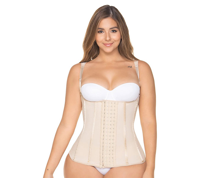 Chaleco R004 color beige para mujer - 13