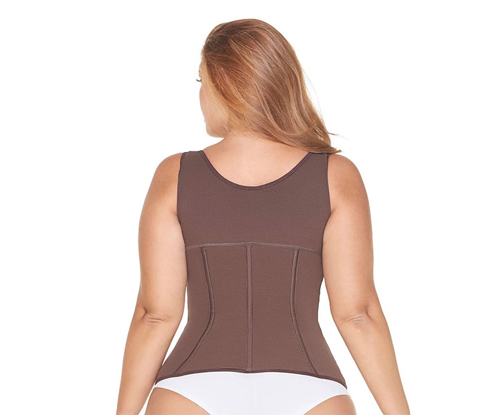 Chaleco R004 color chocolate para mujer - 16