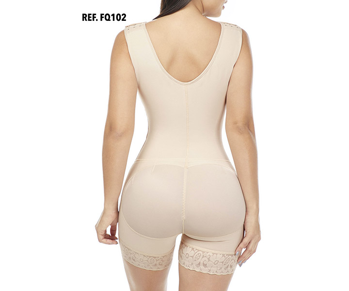 Faja postquirúrgica Ref.FQ102 color beige para mujer - 88