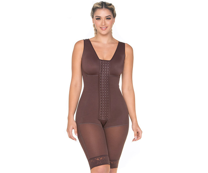 Faja postquirúrgica Ref.FQ114 color chocolate para mujer - 110